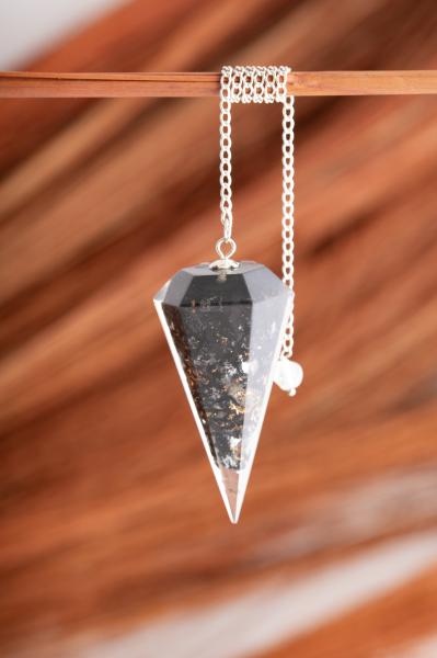 Orgon Schungit Pendel - Sechskantpendel - Berk